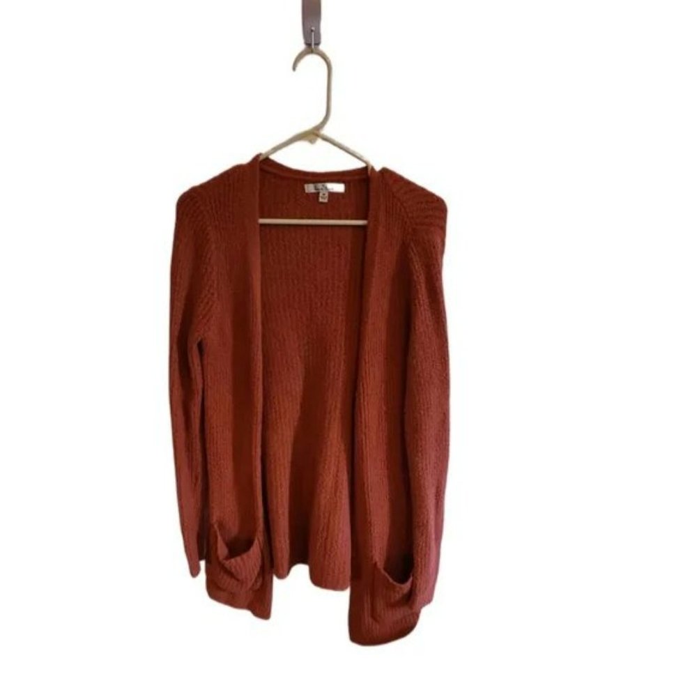 LOVE TREE Fuzzy Fall Cardigan size M